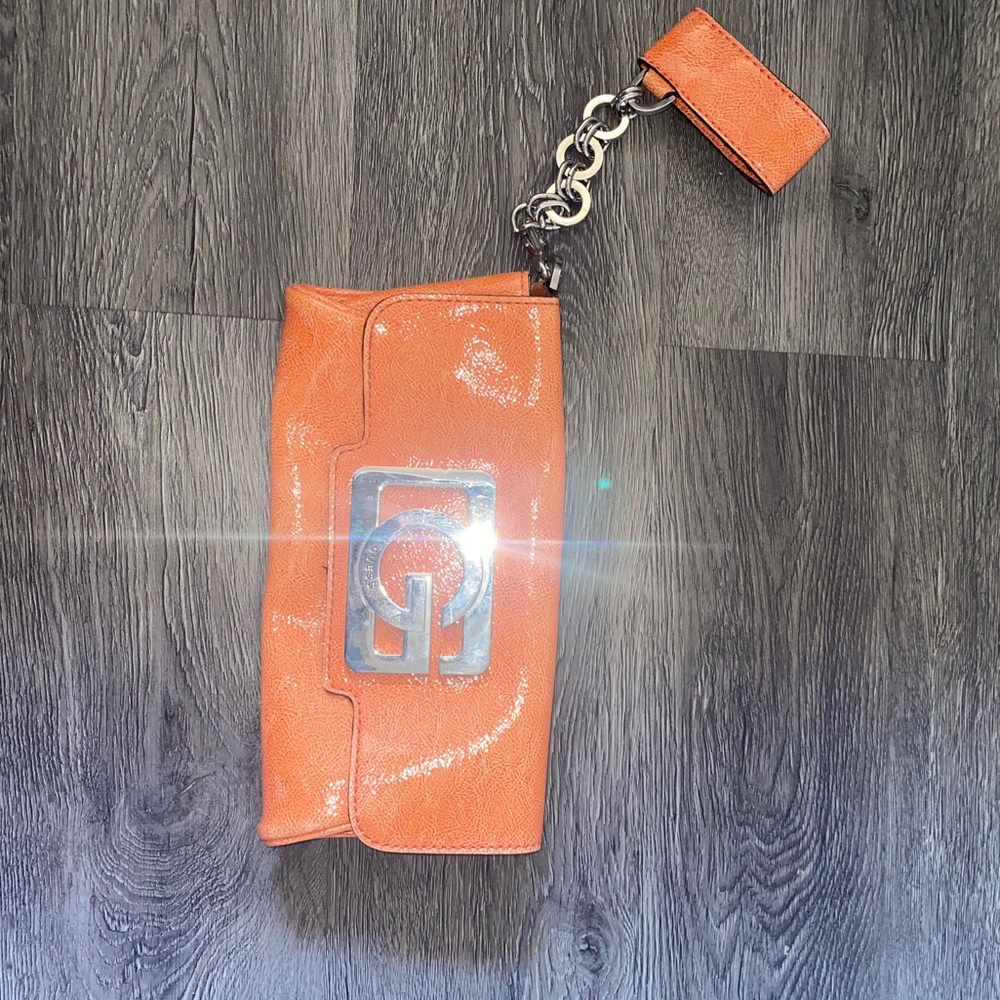Orange Guess handbag